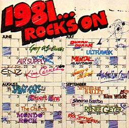 1981... Rocks On Cover