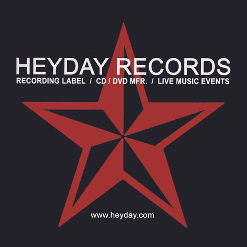 Heyday Records - Recording Label / CD/DVD Mfr. / Live Music Events - Cover