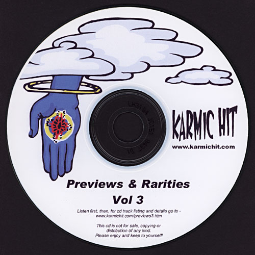 Karmic Hit Previews & Rarities Vol 3 Disc