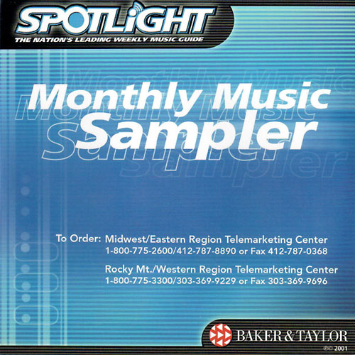 Spotlight Monthly Music Sampler - February 2002 Cover