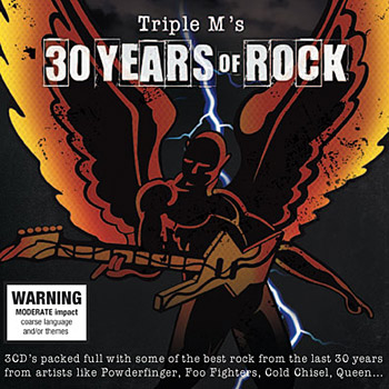 Triple M's 30 Years of Rock Cover