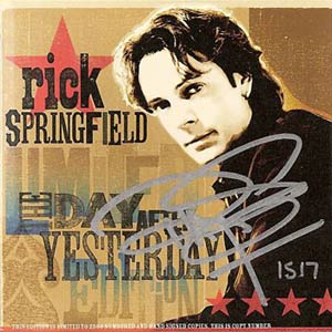 Rick Springfield - The Day After Yesterday Limited Edition Cover