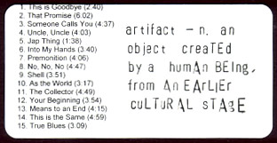 Artifacts Label