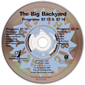 The Big Backyard 1997 - Programs 13 & 14 Disc