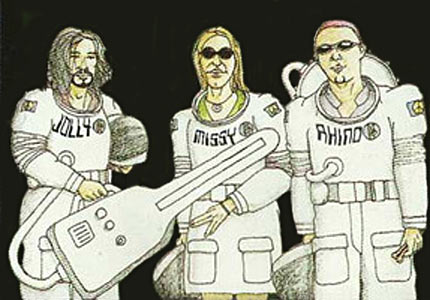 Spacejunk Band Drawing
