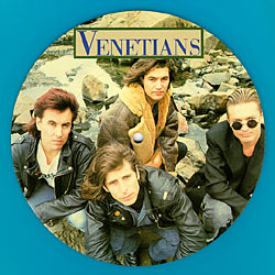 Venetians - Bitter Tears Parole 12inch Blue Vinyl Picture Disc Side 1