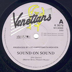 Venetians - Sound On Sound Side A Label