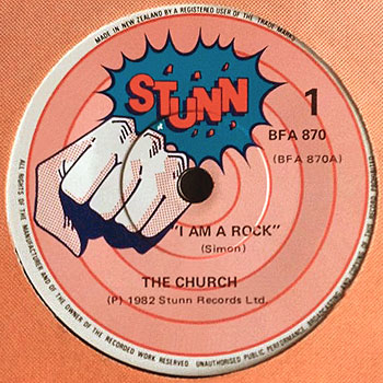 The Church - A Different Man/I Am A Rock Label - Stunn BFA 870