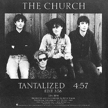 The Church - Tantalized - USA Promo 12 inch Cover