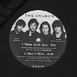 The Church - Terra Nova Cain - Arista 12-inch Label