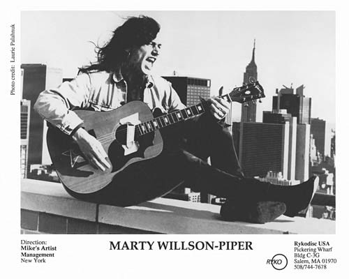 1989 Rhyme Press Photo - Marty Willson-Piper in New York City