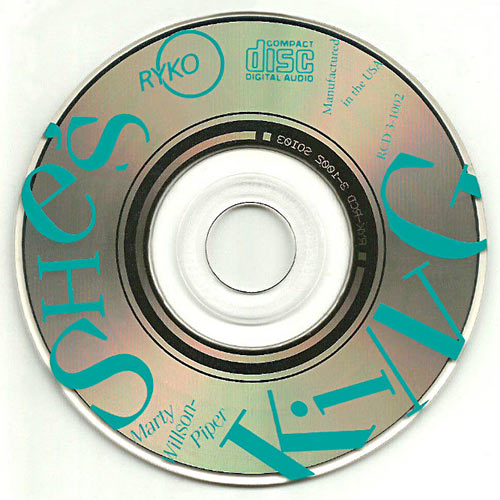 Marty Willson-Piper - She's King CD3 Rykodisc RCD3-1002 (USA) Disc
