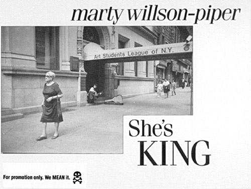 Marty Willson-Piper - She's King 12in Rykodisc RBD 042-3 (USA Promo) Cover