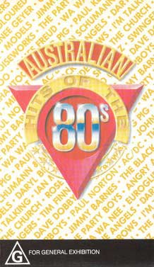Australian Hits Of The 80's - VHS Cover