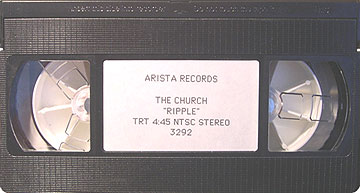 The Church - Ripple Video Cassette