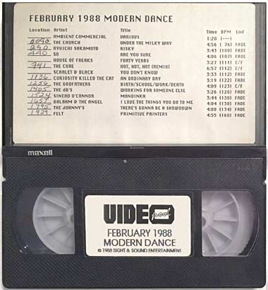 Video Pool February 1988 Modern Dance Photo